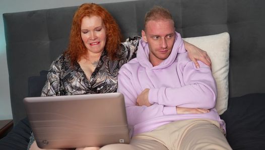 Don’t watch porn with your friend’s stepmom! Family anal therapy