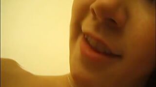 Gorgeous sexual performance by brunette Dominika nice boobs